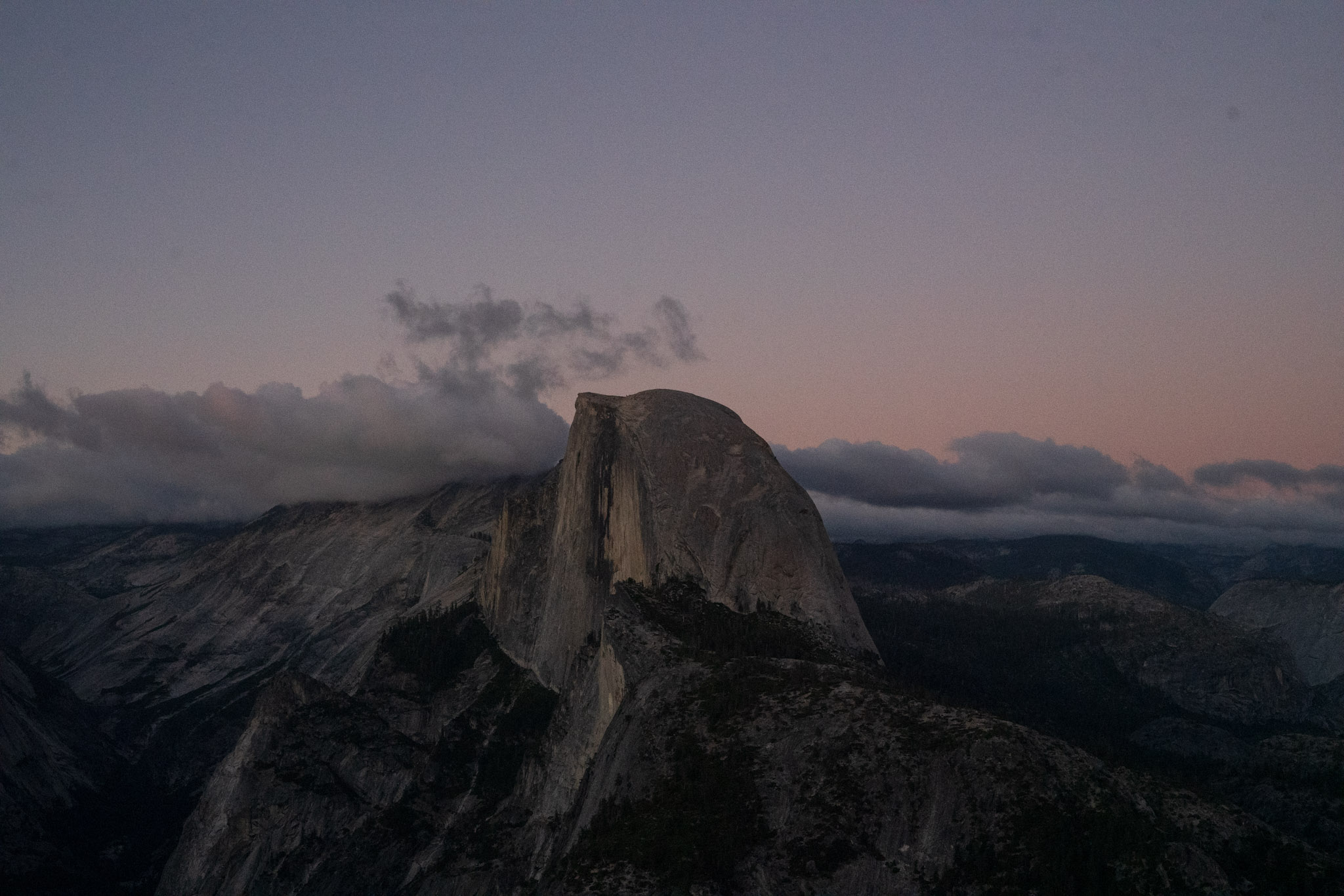 Half Dome, Dusk